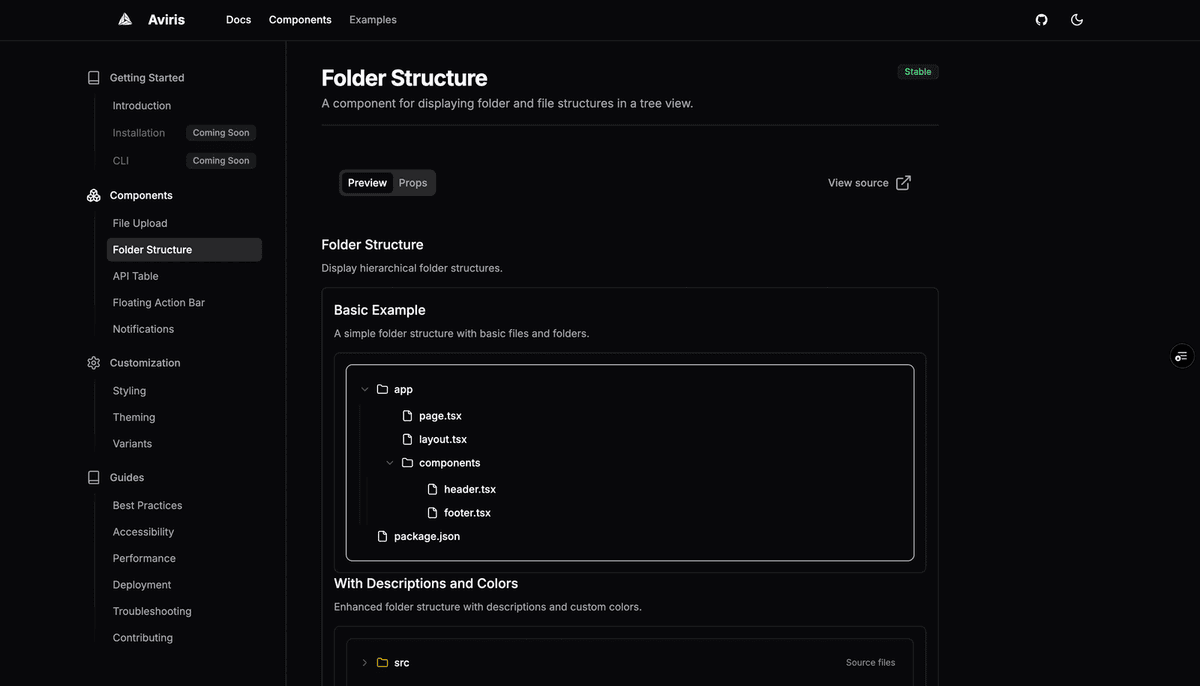 Aviris UI - Building a comprehensive React component ecosystem